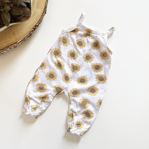• Sterling Baby Sunflower Romper • - Picture 1 of 5
